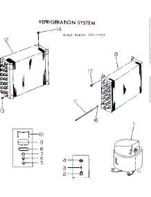 Refrigeration System parts for Kenmore Heat Pump System 253.71432 (25371432, 253 71432) from AppliancePartsPros.com