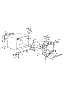 Cabinet parts for Kenmore Freestanding Ice Maker 6447392 from AppliancePartsPros.com