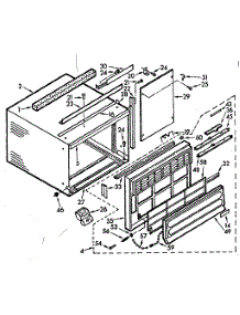 Cabinet Parts parts for Kenmore Heat Pump System 106.73700 (10673700, 106 73700) from AppliancePartsPros.com