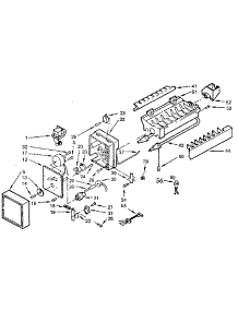 Icemaker parts for Kenmore Freestanding Ice Maker 612.87402 (61287402, 612 87402) from AppliancePartsPros.com