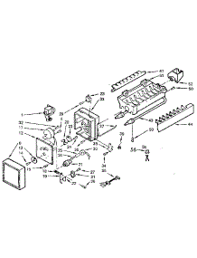 Icemaker parts for Kenmore Freestanding Ice Maker 612.86452 (61286452, 612 86452) from AppliancePartsPros.com