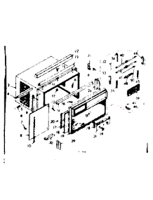 Cabinet Parts parts for Kenmore Heat Pump System 106.68271 (10668271, 106 68271) from AppliancePartsPros.com