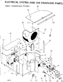 Electrical System And Air Handling Parts parts for Kenmore Heat Pump System 253.7742581 (2537742581, 253 7742581) from AppliancePartsPros.com