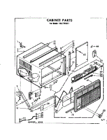 Cabinet Parts parts for Kenmore Heat Pump System 106.7791811 (1067791811, 106 7791811) from AppliancePartsPros.com