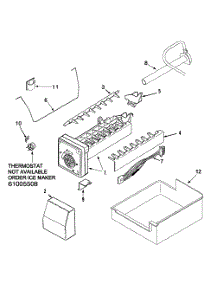 Ice Maker parts for Kenmore Griddle 6573 from AppliancePartsPros.com