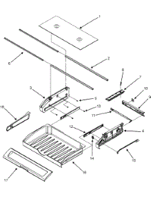 Pantry Assembly parts for Kenmore Griddle 6573 from AppliancePartsPros.com