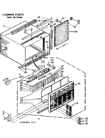 Cabinet Parts parts for Kenmore Heat Pump System 106.7781590 (1067781590, 106 7781590) from AppliancePartsPros.com