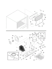 System parts for Kenmore Refrigerator 253.62623011 (25362623011, 253 62623011) from AppliancePartsPros.com