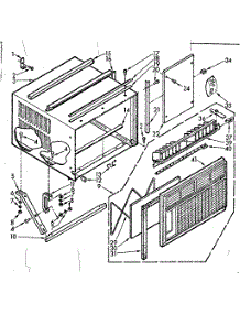 Cabinet Parts parts for Kenmore Heat Pump System 106.73620 (10673620, 106 73620) from AppliancePartsPros.com