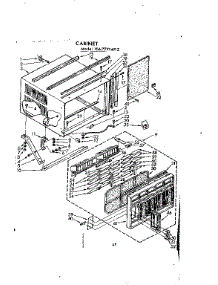 Cabinet Parts parts for Kenmore Heat Pump System 106.7771491Z (1067771491Z, 106 7771491Z) from AppliancePartsPros.com