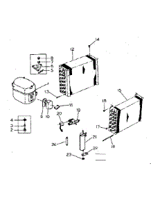 Unit Parts parts for Kenmore Heat Pump System 253.8721370 (2538721370, 253 8721370) from AppliancePartsPros.com