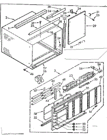 Cabinet parts for Kenmore Heat Pump System 106.740770 (106740770, 106 740770) from AppliancePartsPros.com