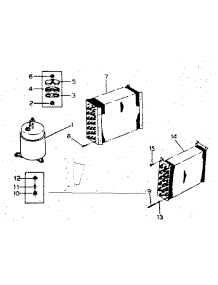 Unit Parts parts for Kenmore Heat Pump System 253.8750890 (2538750890, 253 8750890) from AppliancePartsPros.com