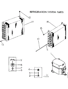 Refrigeration System Parts parts for Kenmore Heat Pump System 253.71242 (25371242, 253 71242) from AppliancePartsPros.com