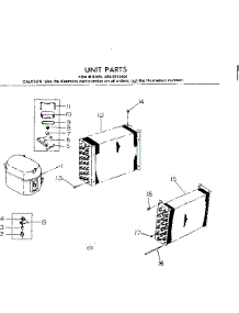 Unit Parts parts for Kenmore Heat Pump System 253.8710991 (2538710991, 253 8710991) from AppliancePartsPros.com