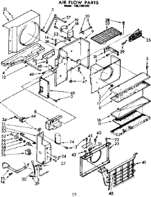 Air Flow Parts parts for Kenmore Heat Pump System 106.7781542 (1067781542, 106 7781542) from AppliancePartsPros.com