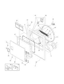 Front Panel / Lint Filter parts for Kenmore Heater 8404 from AppliancePartsPros.com