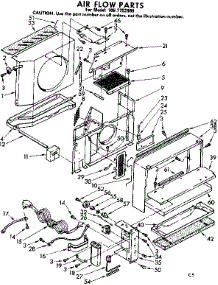 Air Flow Parts parts for Kenmore Heat Pump System 106.7792990 (1067792990, 106 7792990) from AppliancePartsPros.com