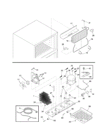 System parts for Kenmore Refrigerator 253.62112012 (25362112012, 253 62112012) from AppliancePartsPros.com