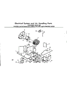 Electrical System & Air Handling Parts parts for Kenmore Heat Pump System 253.8711480 (2538711480, 253 8711480) from AppliancePartsPros.com