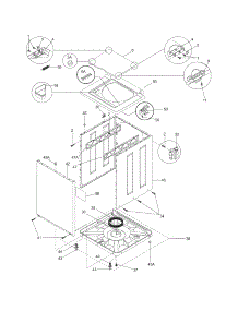 Lower Cabinet / Top parts for Kenmore Heater 9872 from AppliancePartsPros.com