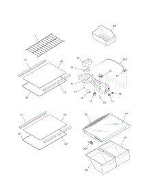 Shelves parts for Kenmore Refrigerator 253.78882015 (25378882015, 253 78882015) from AppliancePartsPros.com