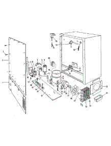 Unit Parts parts for Kenmore Refrigerator 767.8995880 (7678995880, 767 8995880) from AppliancePartsPros.com