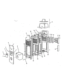 Combustion Chamber And Flue Collector parts for Kenmore Heater 229.941460 (229941460, 229 941460) from AppliancePartsPros.com