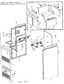 Furnace Body parts for Kenmore Heater 867.741310 (867741310, 867 741310) from AppliancePartsPros.com
