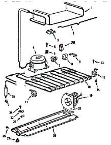 Cooling Unit parts for Kenmore Refrigerator 564.9936180 (5649936180, 564 9936180) from AppliancePartsPros.com