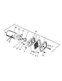 Motor Package Assembly parts for Kenmore Heater 583.409950 (583409950, 583 409950) from AppliancePartsPros.com