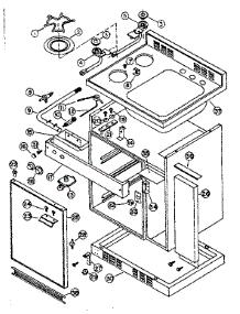 Cabinet And Gas Unit Parts parts for Kenmore Refrigerator 612.7985323 (6127985323, 612 7985323) from AppliancePartsPros.com