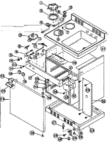 Cabinet And Gas Unit parts for Kenmore Refrigerator 612.7905323 (6127905323, 612 7905323) from AppliancePartsPros.com