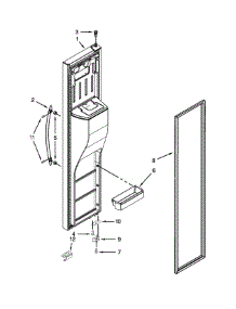 Freezer Door Parts parts for Kenmore Refrigerator 106.51139214 (10651139214, 106 51139214) from AppliancePartsPros.com