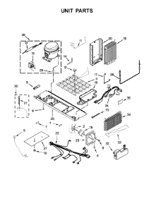 Unit Parts parts for Kenmore Refrigerator 106.51769511 (10651769511, 106 51769511) from AppliancePartsPros.com