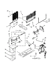 Unit Parts parts for Kenmore Refrigerator 106.73003511 (10673003511, 106 73003511) from AppliancePartsPros.com