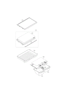 Refrigerator Parts parts for Kenmore Refrigerator 795.79433215 (79579433215, 795 79433215) from AppliancePartsPros.com