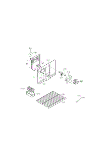 Freezer  Parts parts for Kenmore Refrigerator 795.69976903 (79569976903, 795 69976903) from AppliancePartsPros.com