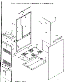 Furnace Body parts for Kenmore Heater 867.741120 (867741120, 867 741120) from AppliancePartsPros.com