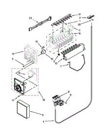 Ice Maker Parts parts for Kenmore Refrigerator 106.51129212 (10651129212, 106 51129212) from AppliancePartsPros.com
