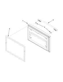 Freezer Door Parts parts for Kenmore Refrigerator 596.79412411 (59679412411, 596 79412411) from AppliancePartsPros.com