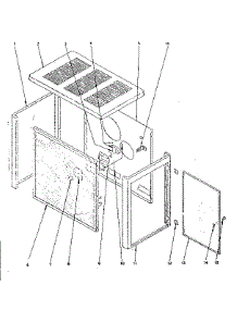 Cabinet parts for Kenmore Heater 143.840652 (143840652, 143 840652) from AppliancePartsPros.com