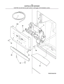 Controls & Ice Dispenser parts for Kenmore Refrigerator 253.70349416 (25370349416, 253 70349416) from AppliancePartsPros.com