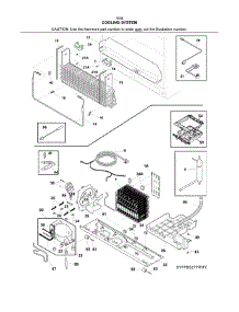 Cooling System parts for Kenmore Refrigerator 253.70343415 (25370343415, 253 70343415) from AppliancePartsPros.com