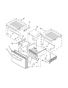 Freezer Door Parts parts for Kenmore Refrigerator 596.723824102 (596723824102, 596 723824102) from AppliancePartsPros.com