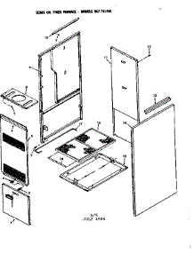 Furnace Body parts for Kenmore Heater 867.741450 (867741450, 867 741450) from AppliancePartsPros.com