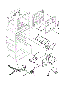 Liner Parts parts for Kenmore Refrigerator 106.76399412 (10676399412, 106 76399412) from AppliancePartsPros.com