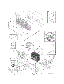Cooling System parts for Kenmore Refrigerator 253.70413414 (25370413414, 253 70413414) from AppliancePartsPros.com