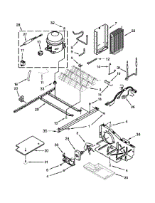 Unit Parts parts for Kenmore Refrigerator 106.41153211 (10641153211, 106 41153211) from AppliancePartsPros.com
