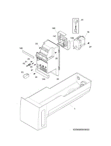 Ice Container parts for Kenmore Refrigerator 253.70313210 (25370313210, 253 70313210) from AppliancePartsPros.com
